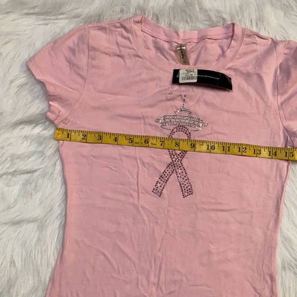 Becky’s glamour Resetved pink space needle M NWT - Picture 9 of 11